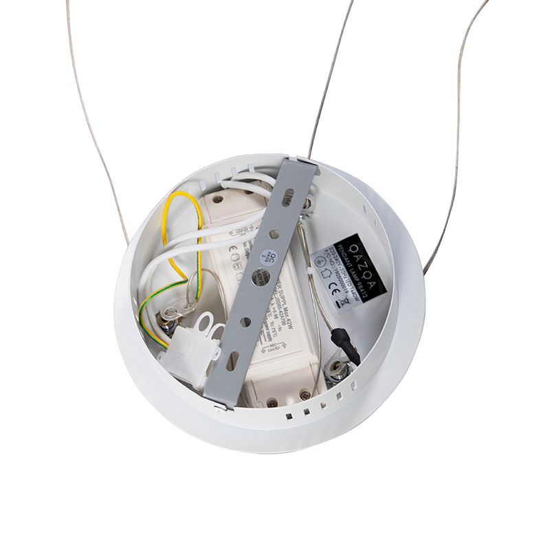 Moderne hanglamp wit 74 cm incl. LED dimbaar - Rowan