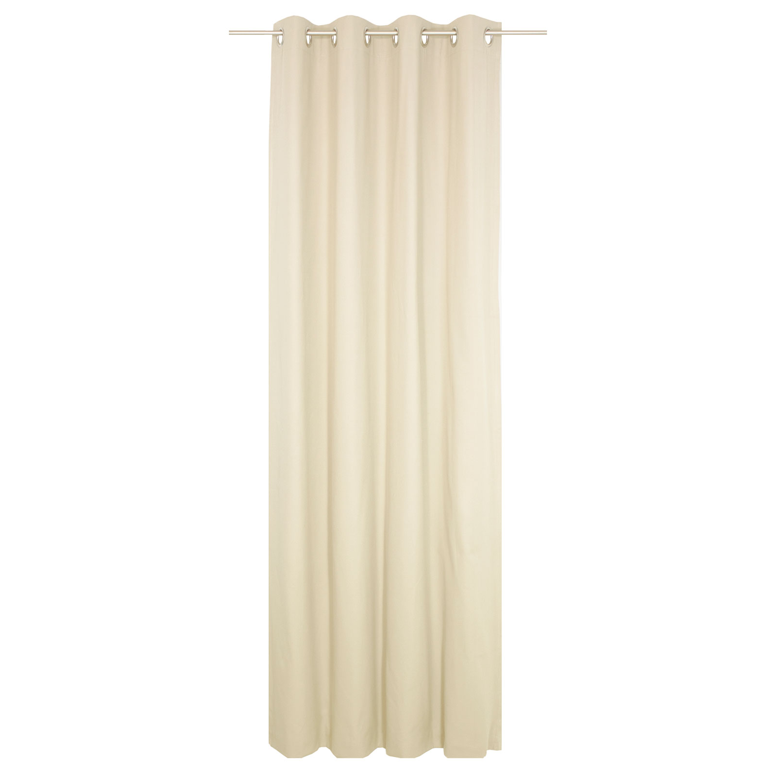 Ösenvorhang WIRTHNATUR - beige - 1-lagig - 130x175 cm