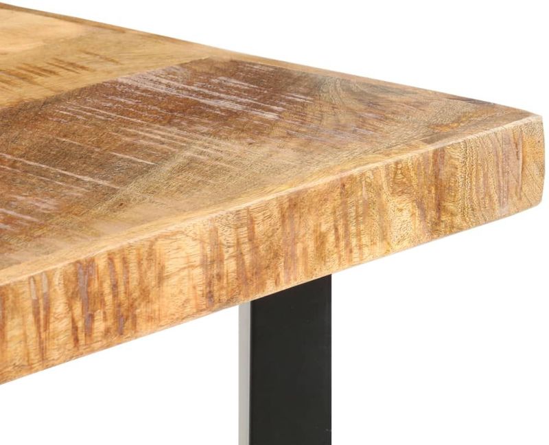 vidaXL - Bartafel - Ruw Mangohout - Industrieel Ontwerp - 120x58x107 cm