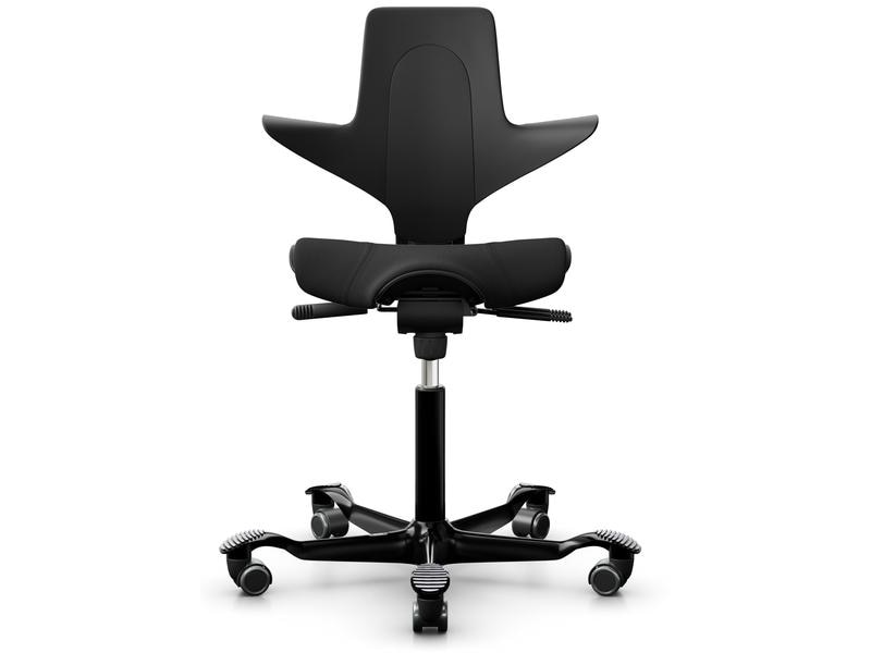 HÅG Bürostuhl Capisco Puls 8020 Schwarz Höhenverstellbarer, ergonomischer Bürostuhl