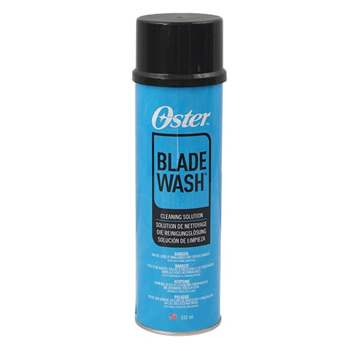 Oster Blade Wash é um limpador de cabeças de escova para higiene canina, com 532 ml de produto.