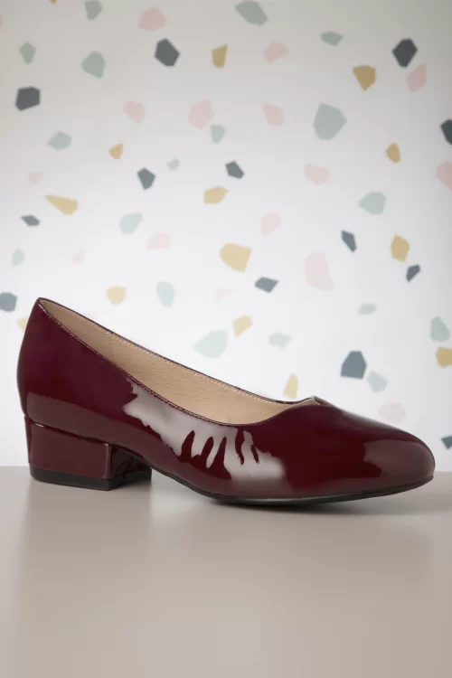 Lola Ramona ♥ Topvintage Alice Always in Style schoentjes in wijnrood