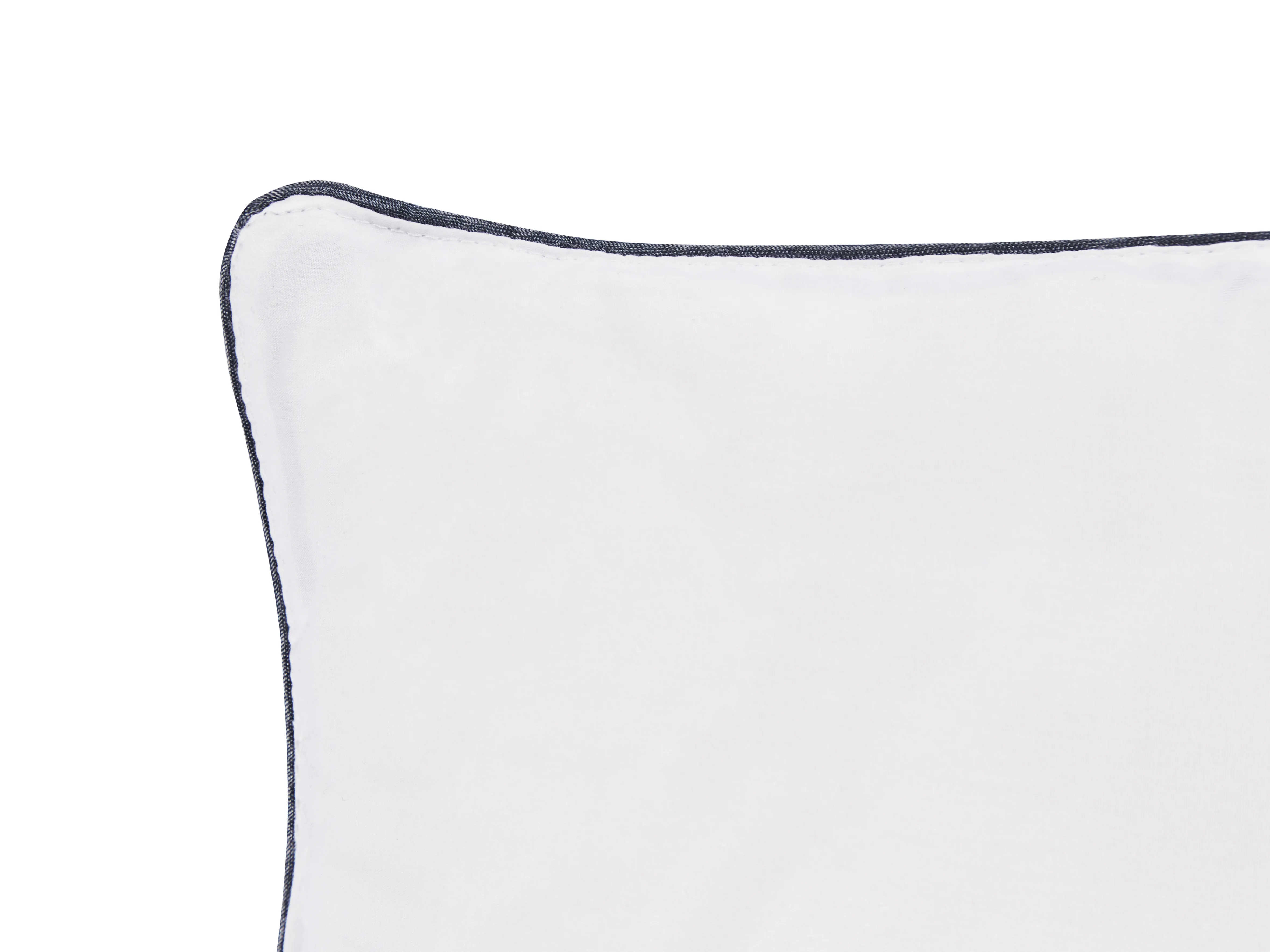 Set van 2 kussens PELISTER Laag Microvezel 80 x 80 cm Wit