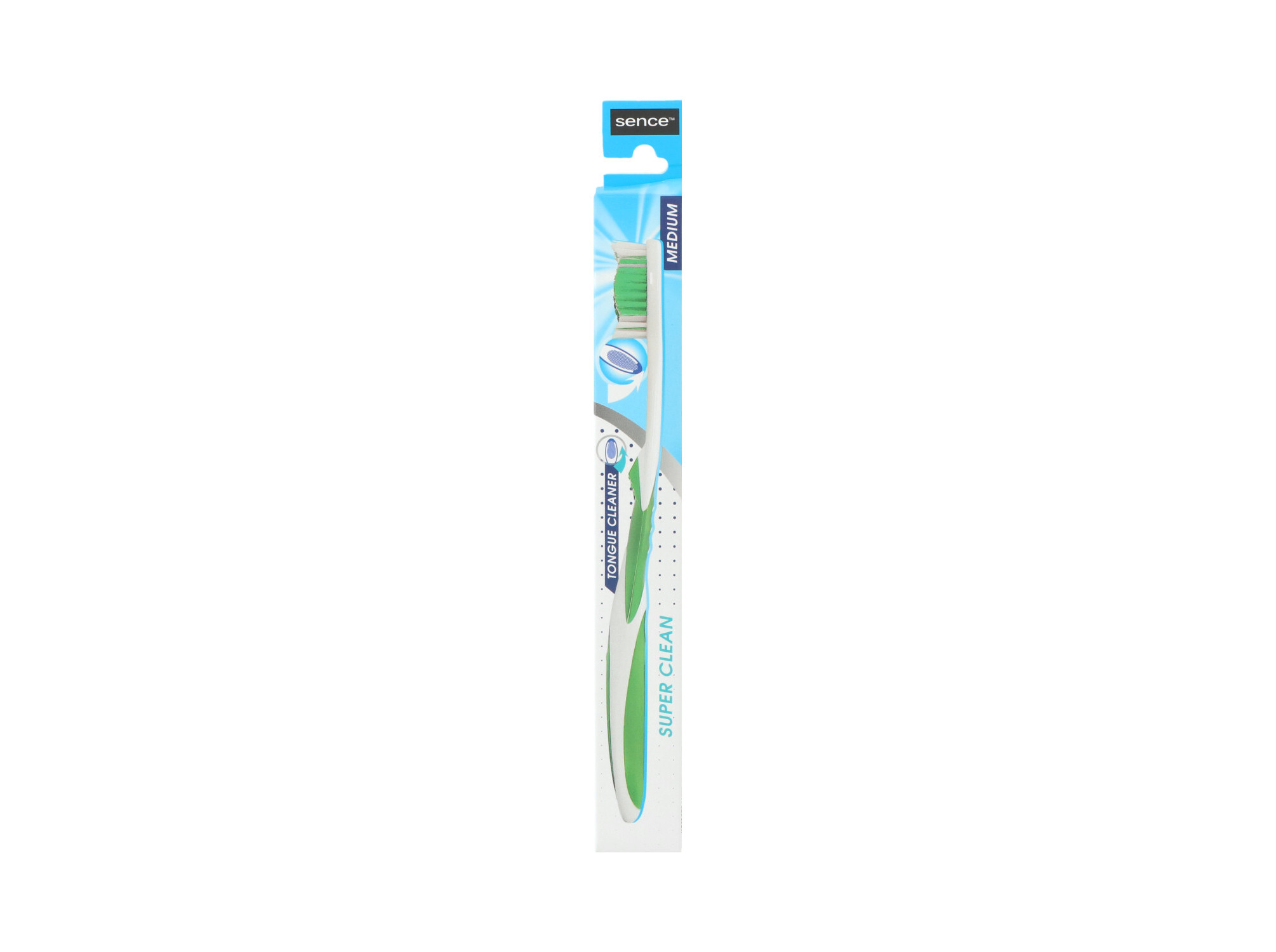 ESCOVA DENTES SENCE SUPER CLEAN MÉDIA 1UN