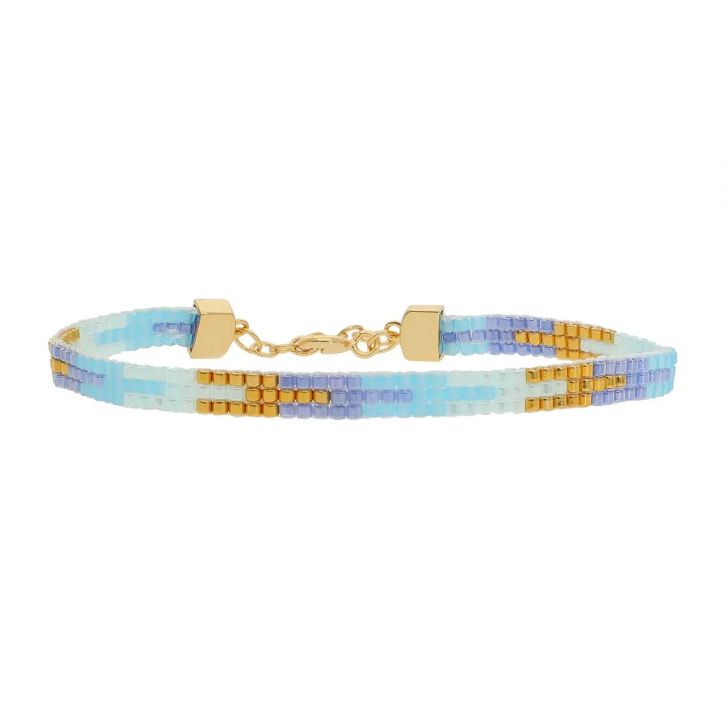 Nuni Copenhagen Mary Armbånd 18 kt. Forgyldt Sølv A3013-LightBlue