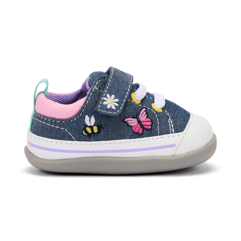 See Kai Run See Kai Run First Walker Stevie Chambray Garden