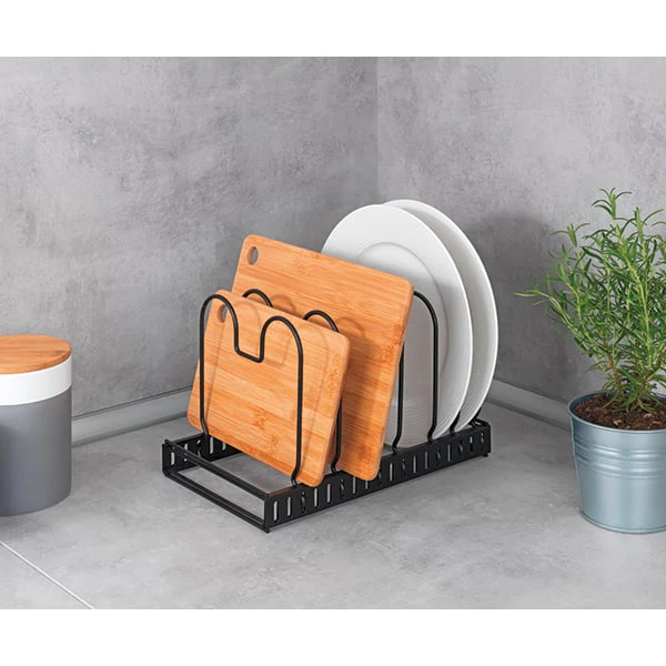 Lot de 2 rangements extensibles pour poêles et ustensiles Wenko by Max