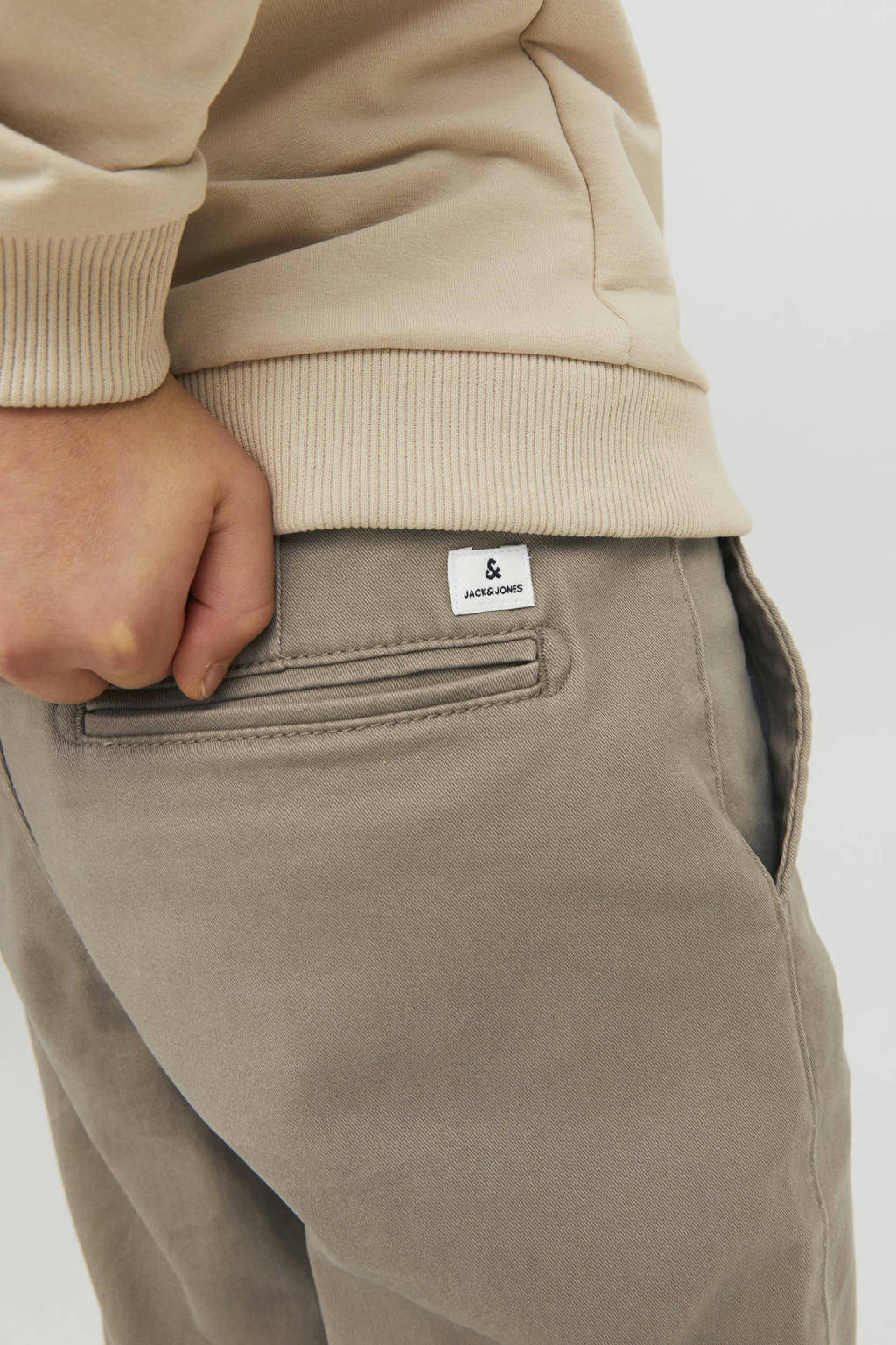 JACK & JONES regular fit broek JPSTMARCO JJDAVE beige
