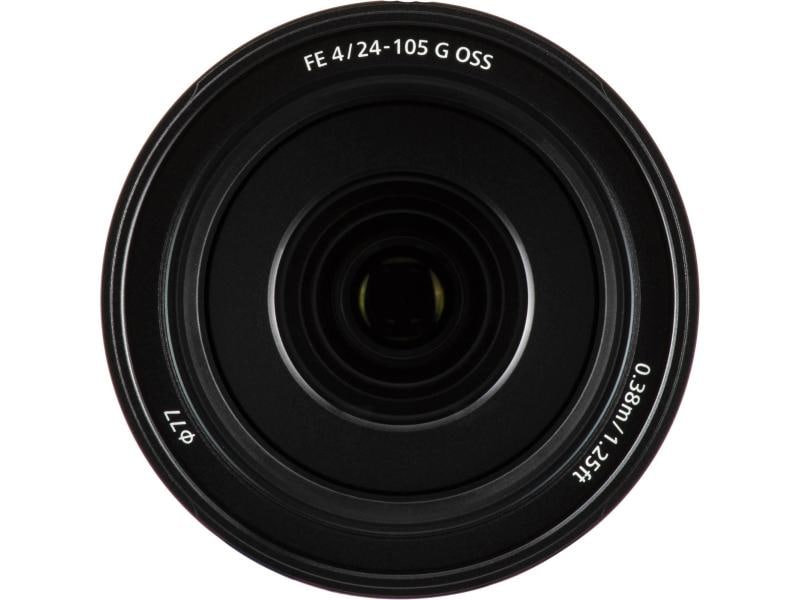 Sony Zoomobjektiv FE 24-105mm F/4 G OSS Sony E-Mount Kompaktes, leichtes umfassendes Zoomobjektiv
