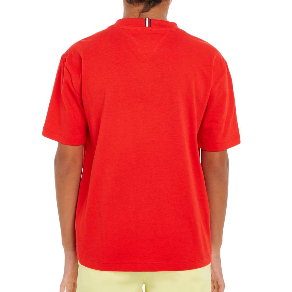 Tommy Hilfiger T-shirt Rouge Garçon Tommy Hilfiger Essential