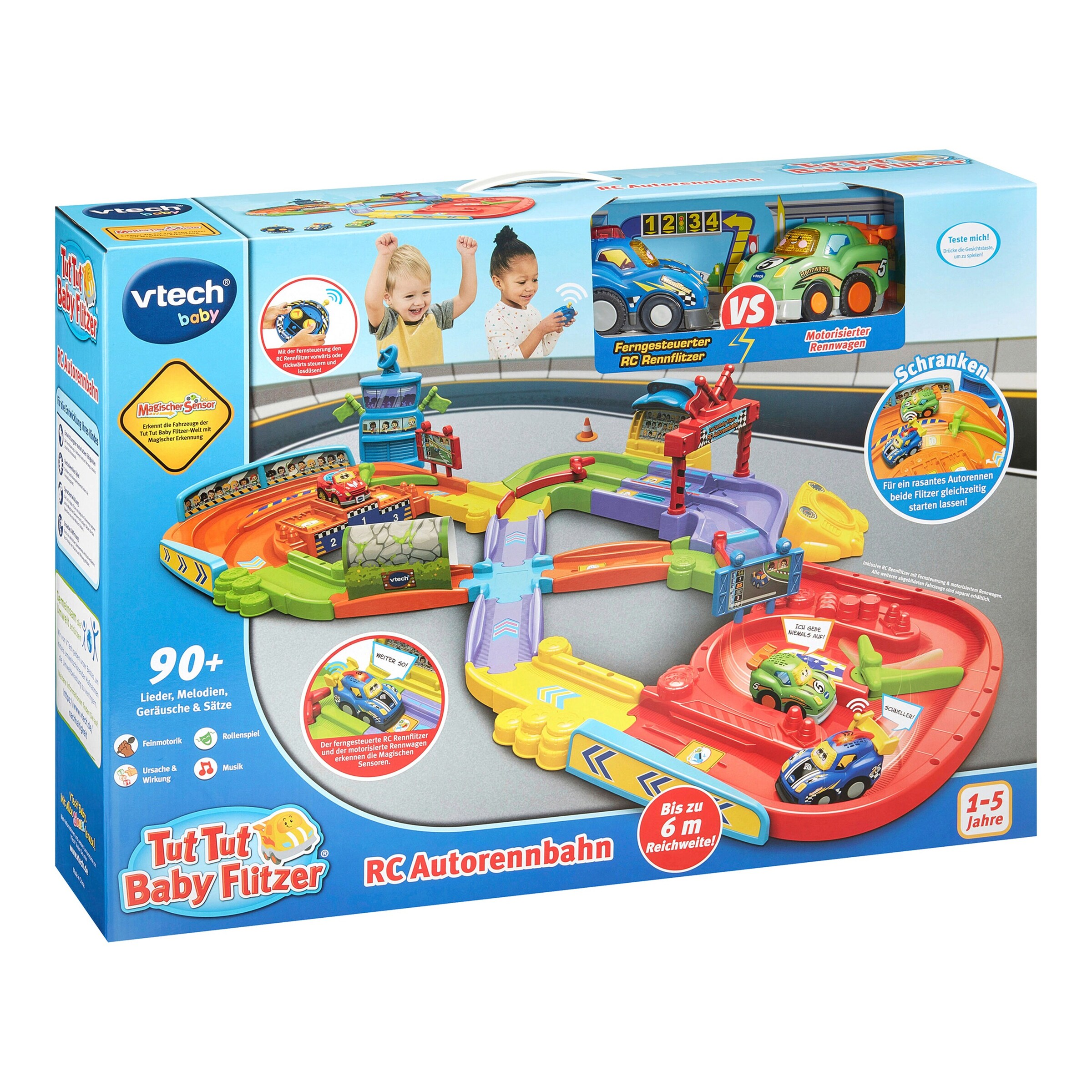 Vtech - TUT TUT BABY FLITZER RC Autorennbahn