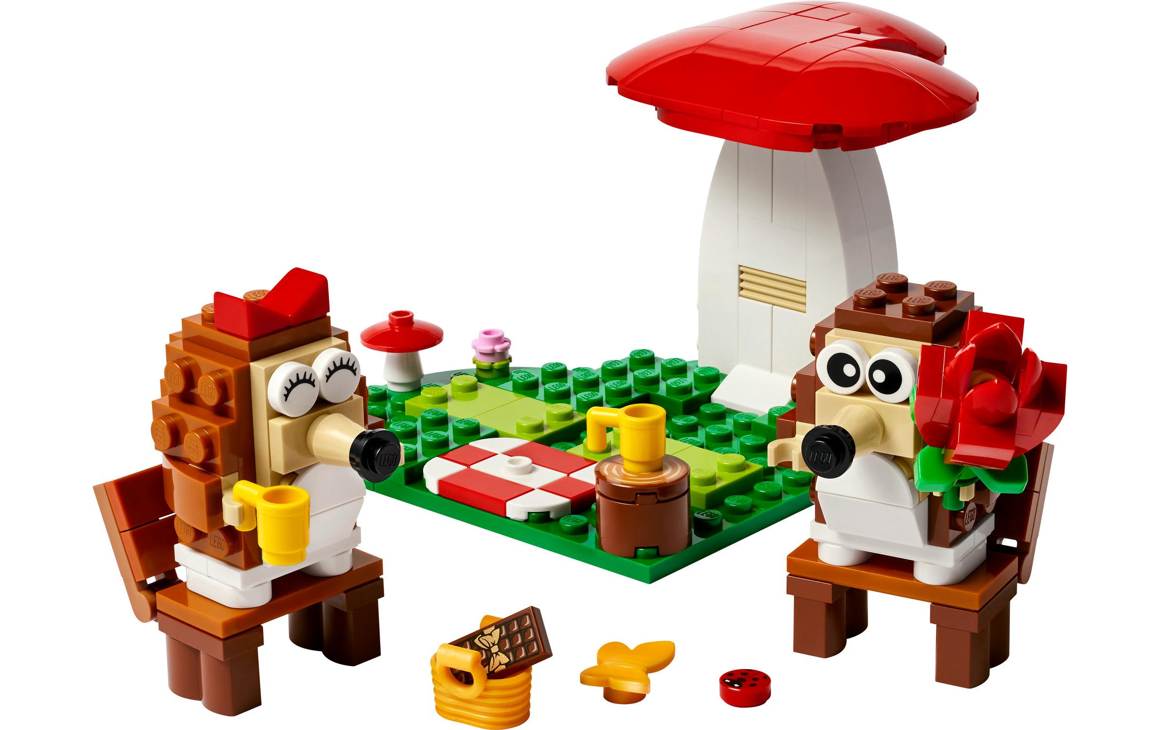 Saisonal Igel und ihr Picknick-Date 40711Kreatives Spielset