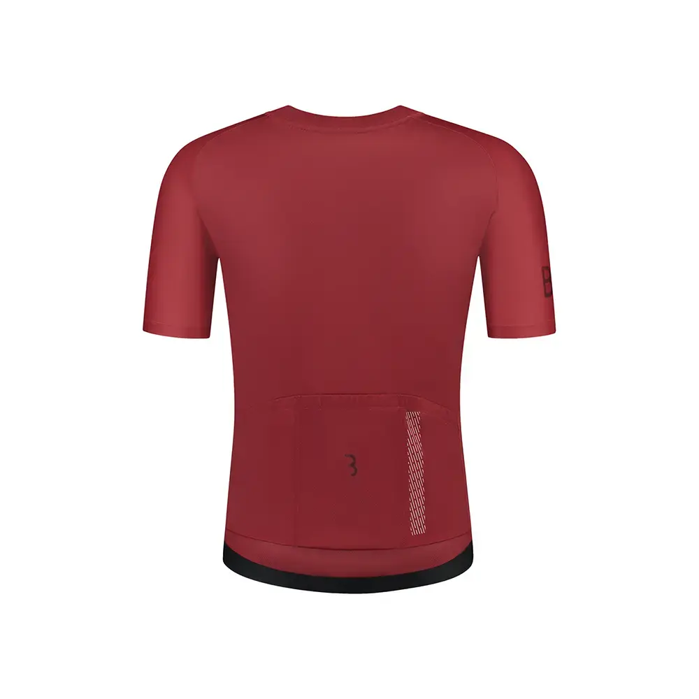 BBB Cycling ComfortFit R s.s. BBW-415 Fietsshirt Korte Mouwen Donkerrood Heren