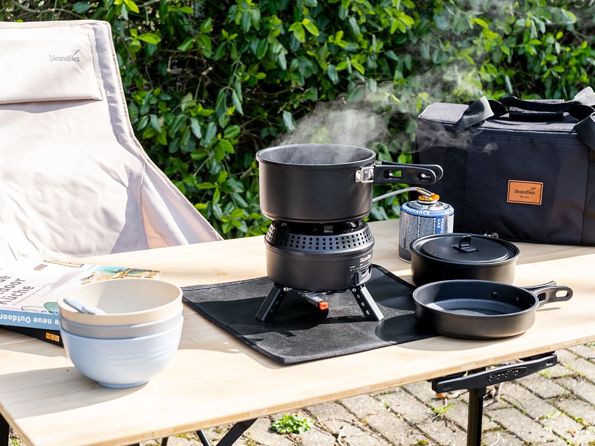 Skandika Rask hybride gas-elektrische barbecue set - Black