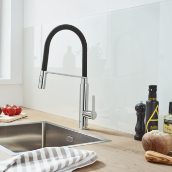 Grohe Keukenkraan Feel met Spoelkraan Chroom