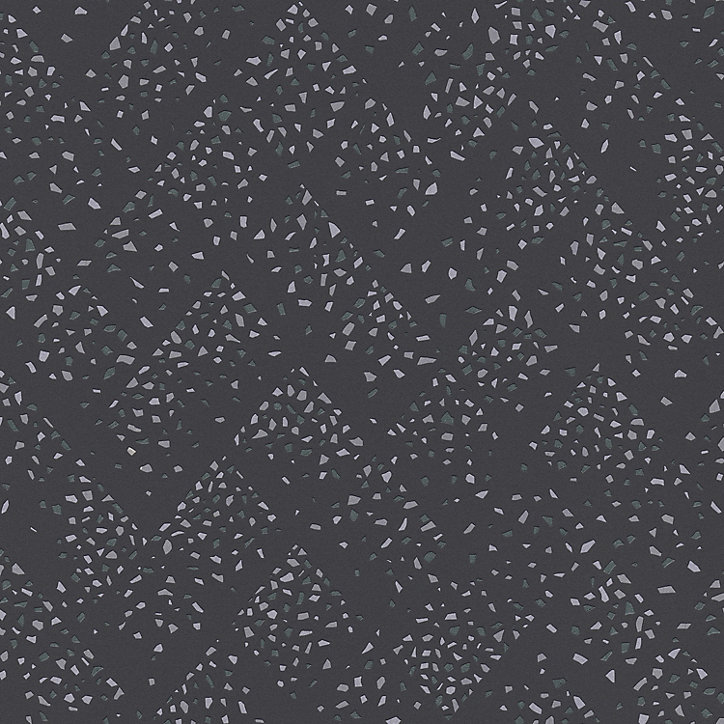 Papier peint Vinyle Intissé GoodHome Lolit noir et gris