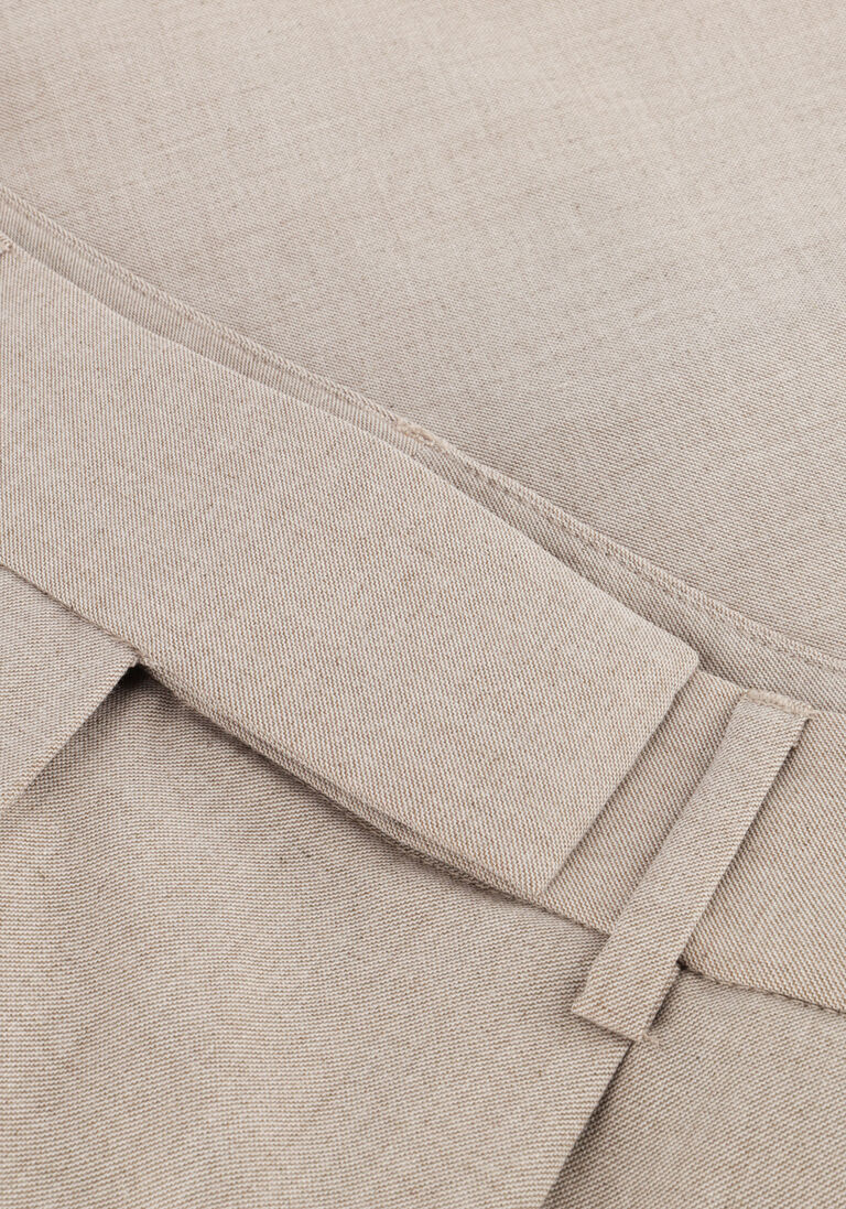 beige co'couture broeken vidacc crop pleat shorts