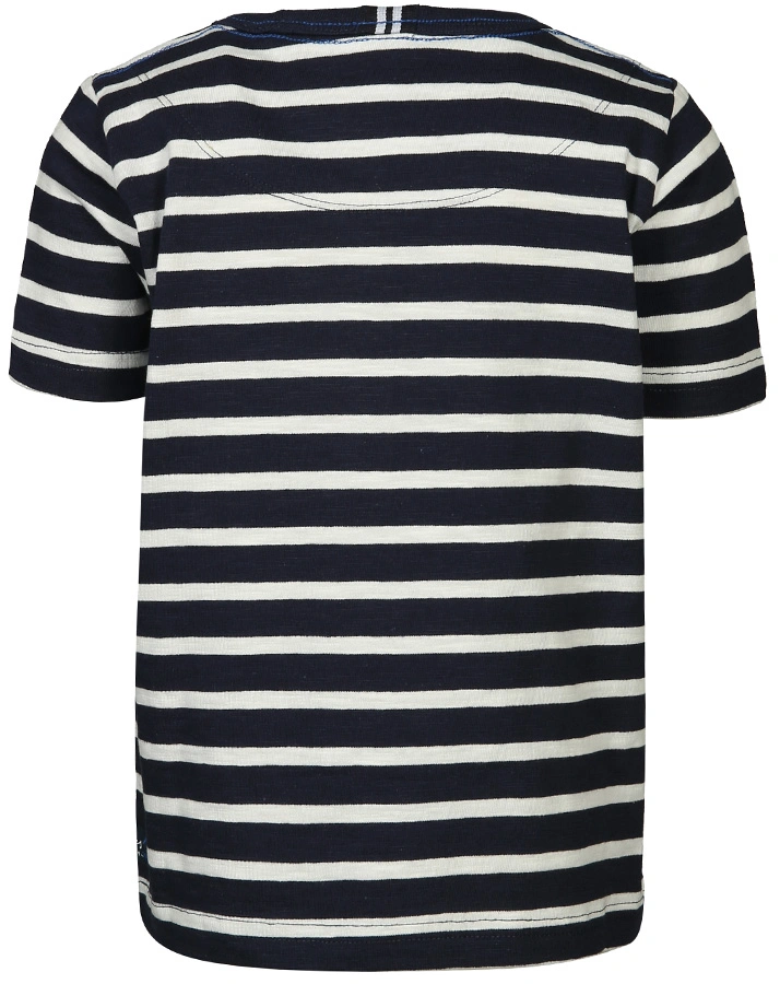 T-Shirt LAUNDERED STRIPE in navy