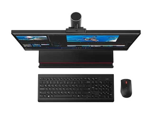 Lenovo ThinkCentre M90a Gen 5 12SH - Alt-i-én med Full Function Monitor-stander - Core i7 i7-14700 / op til 5.4 GHz - vPro Enterprise - RAM 16 GB - SSD 1 TB - TCG Opal Encryption 2, NVMe, Performance - DVD-skriver - UHD Graphics 770 - Gigabit Etherne
