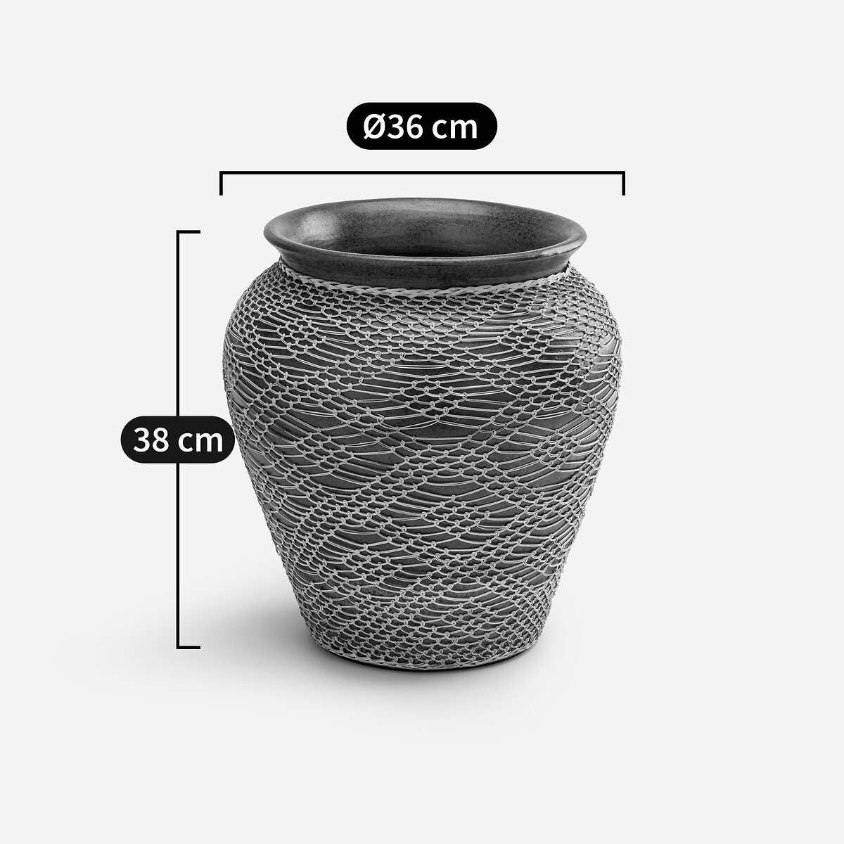 AM.PM<br>Vaso de cerâmica, Alt.38 cm, Mavazi
