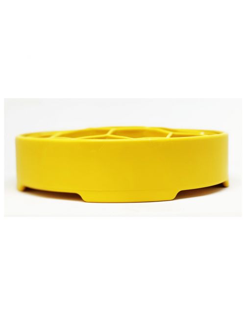 Sodapup Honeycomb Ebowl - Hondenvoerbak - Ø20 cm Geel