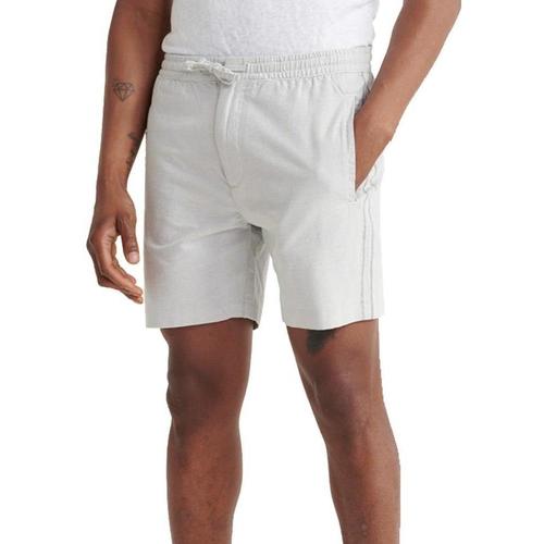 Superdry - EDIT TAPER DRAWSTRING SHORT Blanco