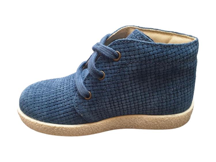 Falcotto Conte suede woven Blauw