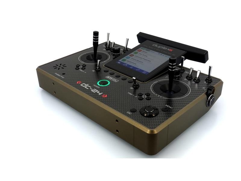 Jeti Fernsteuerung DC-24 II Carbon Line Bronze Professioneller 2.4 GHz Duplex Pultsender