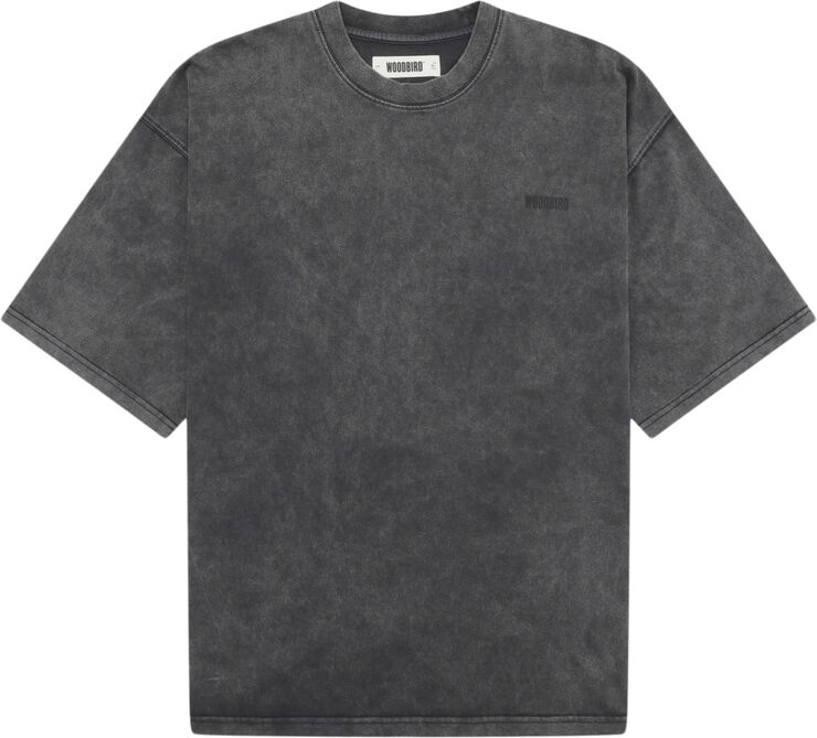 Woodbird WBBeam Washed Home Tee Black