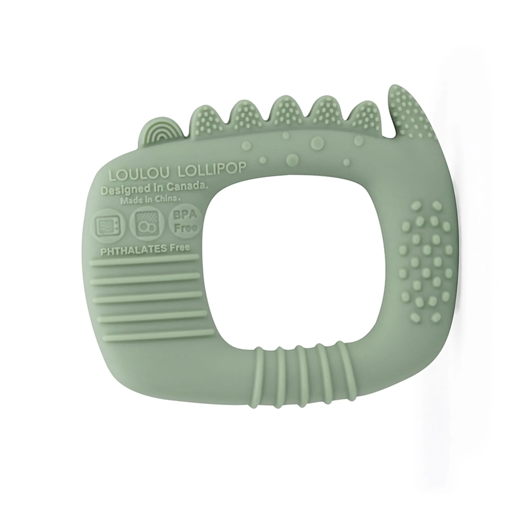 Loulou Lollipop Jouet de Dentition en Silicone - Alligator