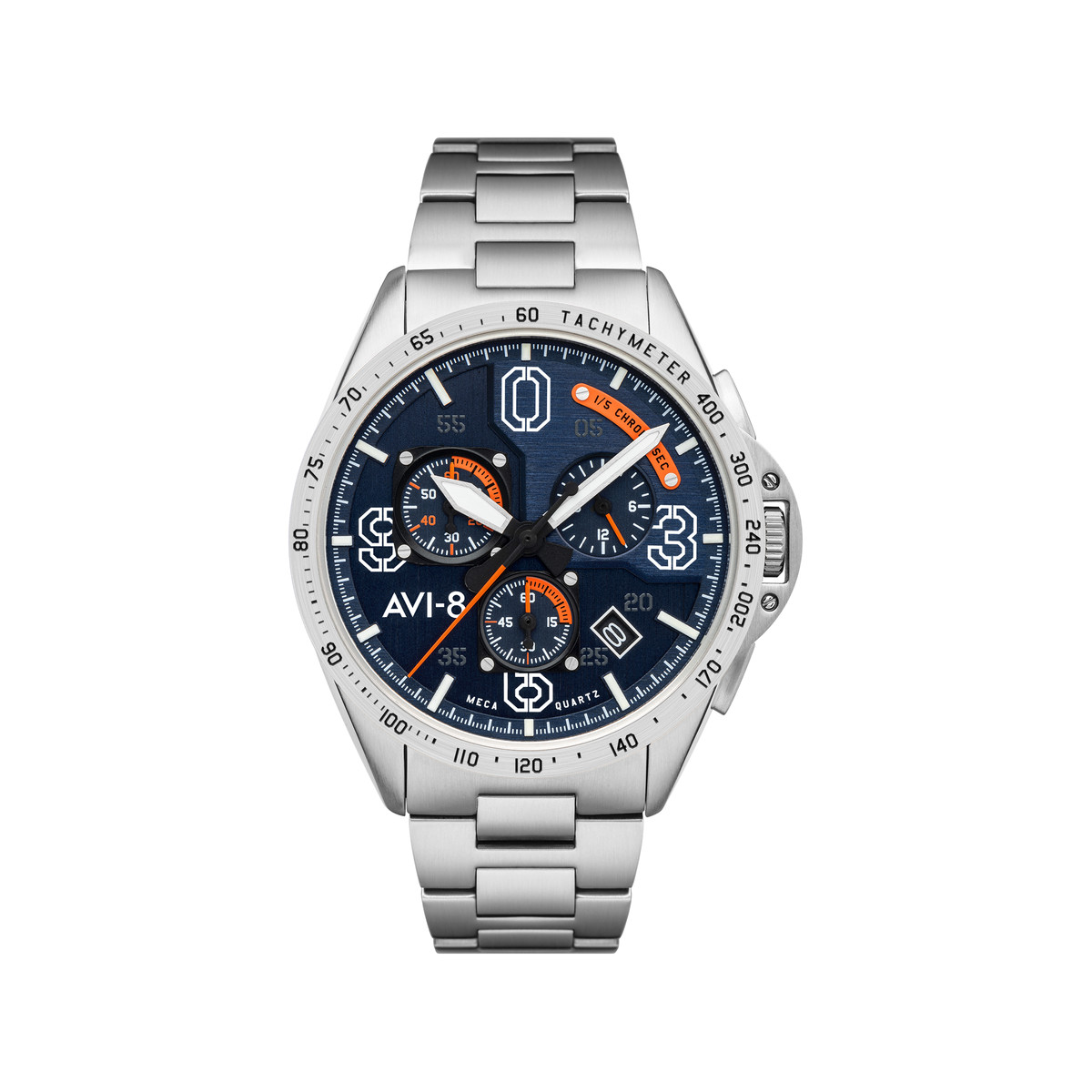 Montre AVI-8 homme chronographe acier