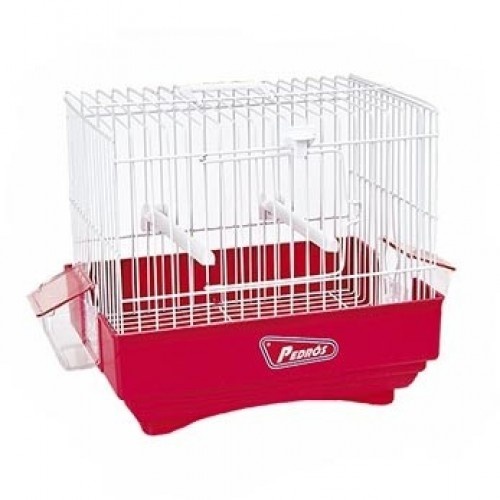 Gaiola para pássaros modelo 25, vermelha