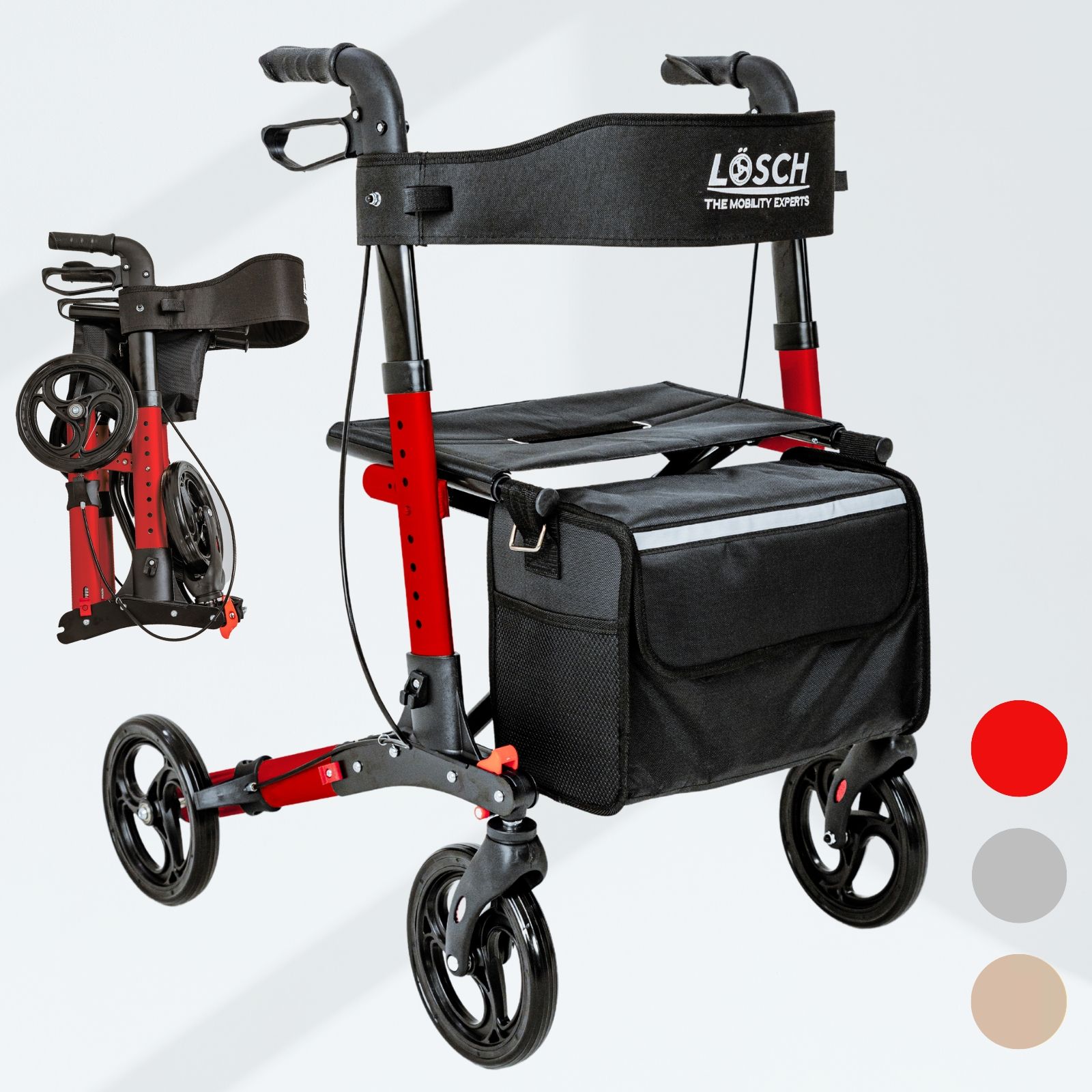 Rollator Tabas Mobility Rot