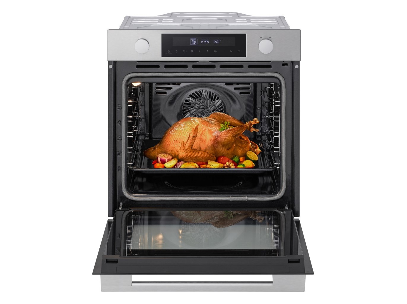FORNO DE ENCASTRE LG WS5D7230S INOX 72L PIROLITICO