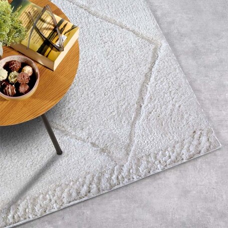 Vloerkleed Perrotin - Crème Wit