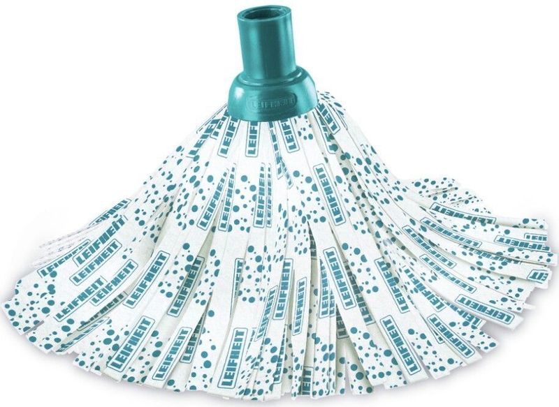 Leifheit Classic mop set complete set - incl. emmer 12 liter - turqouise - grijs