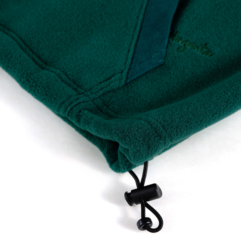 SWEAT À CAPUCHE EN POLAIRE BOUCLE - VERT