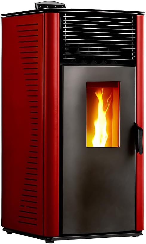 Anita Luft-Pelletofen 12 kW Bordeaux Sannover