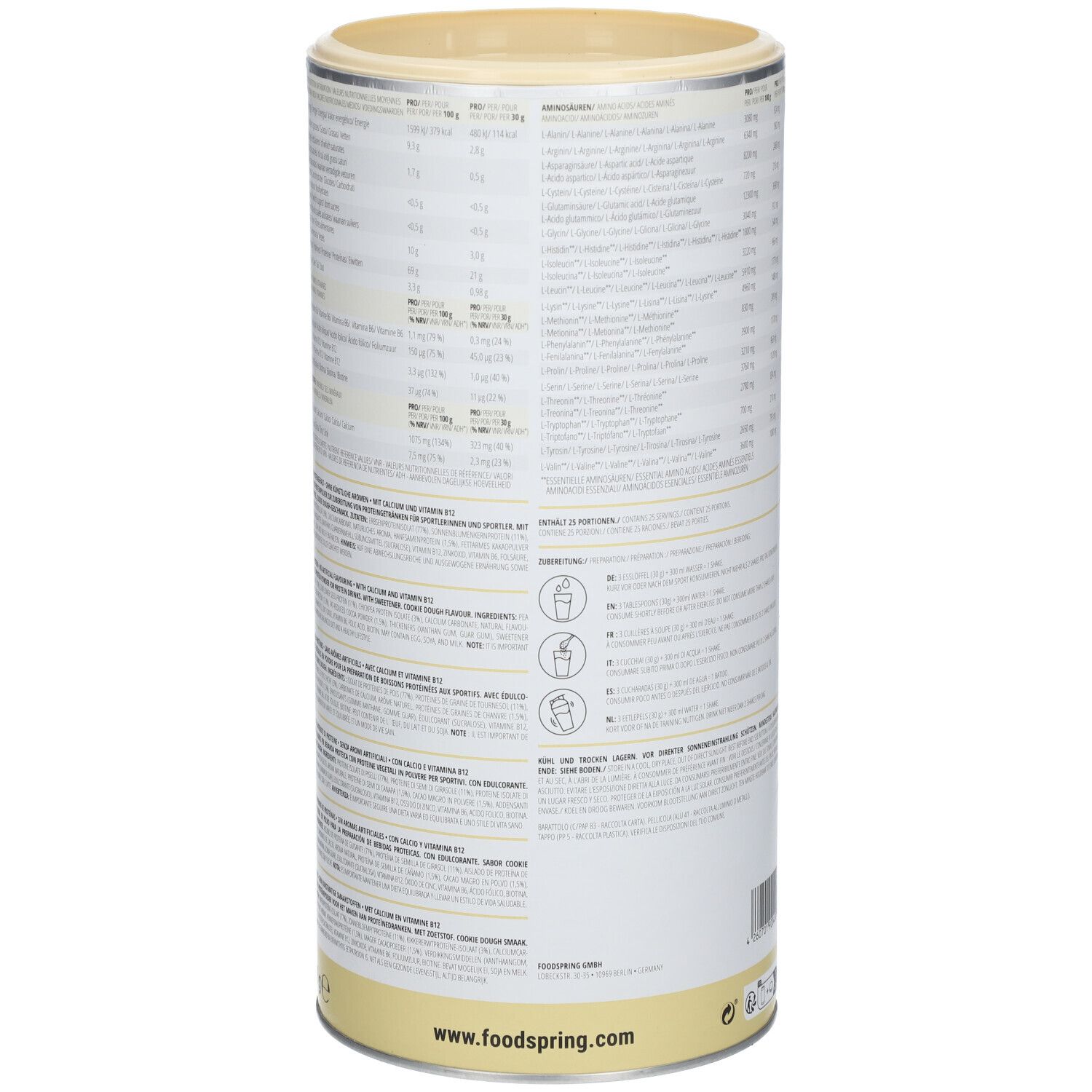 foodspring® Vegan Protein Cookie Dough