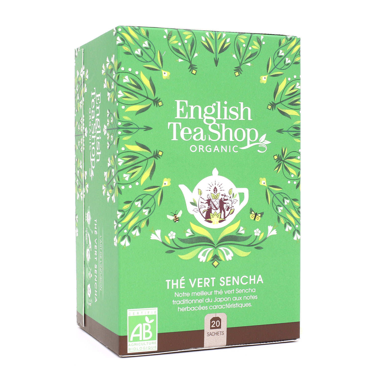 Thé vert Sencha du japon bio en sachets