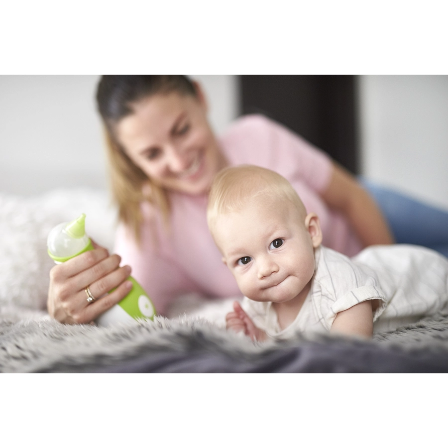 nosiboo® Nasensauger Go akkubetrieben grün, ab der Geburt