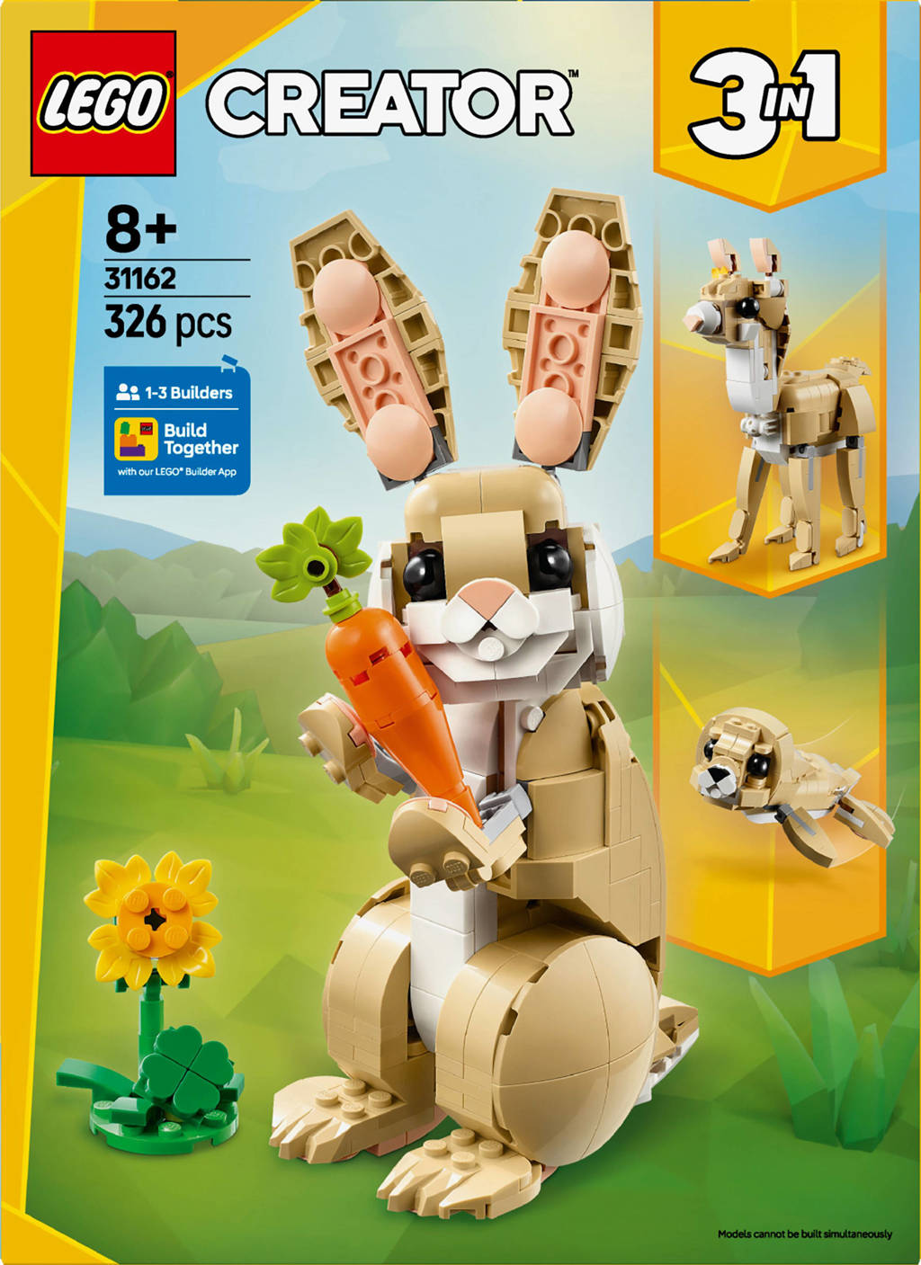 3in1 Lief konijn dierenspeelset 31162