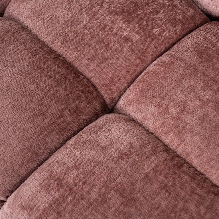 Bankstel S4727 Rose Chenille Charelle B258 x D106 x H75 cm
