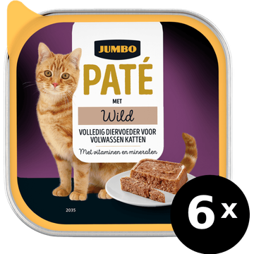 Jumbo Paté met Wild 6 x 100 g