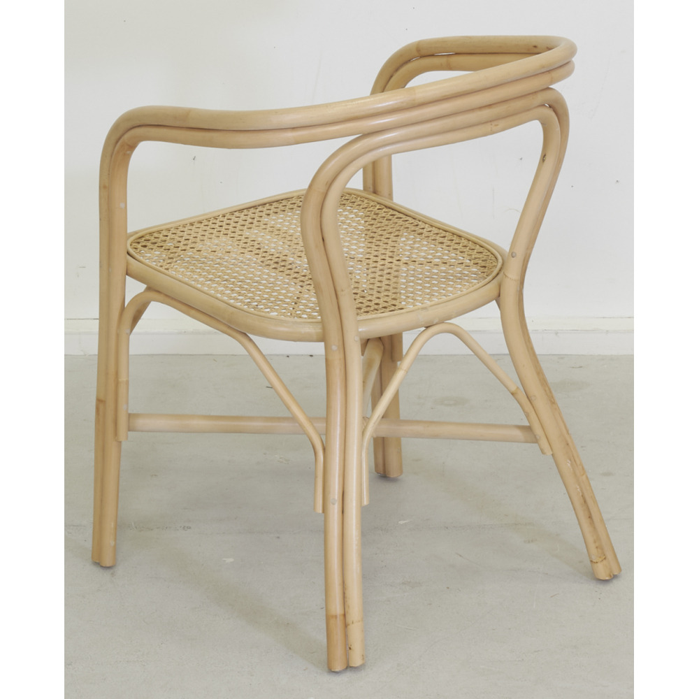 Fauteuil en rotin et cannage design