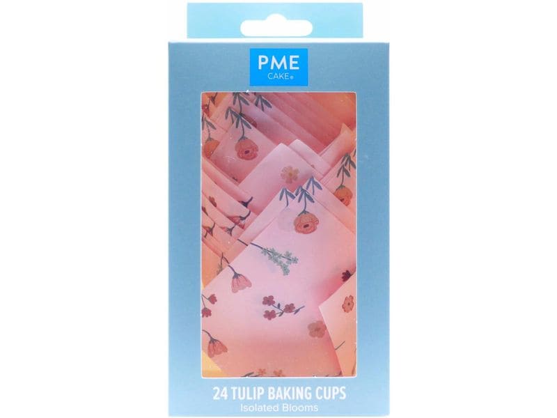 PME Muffin Backform Blumen 24 Stück Tulpenbackförmchen