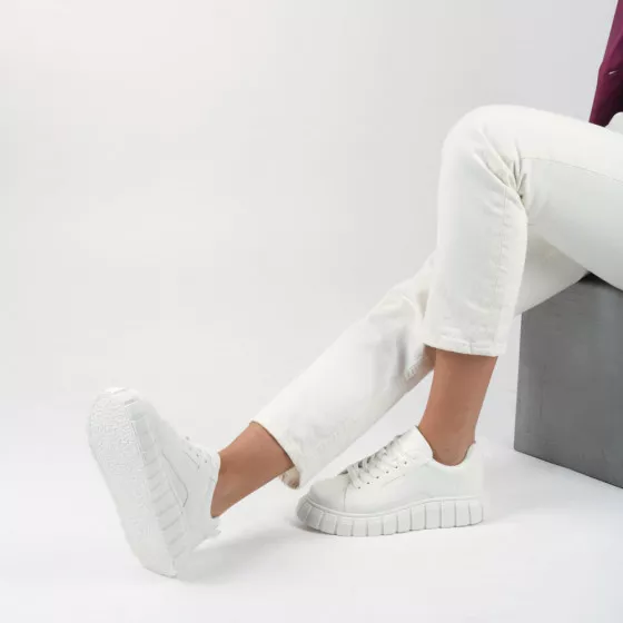 Baskets BLANC MERRY SCOTT