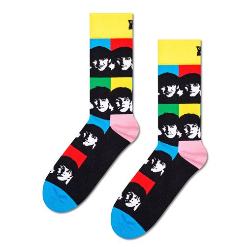 Happy Socks Beatles All Together Now Strømper, Black, 41-46