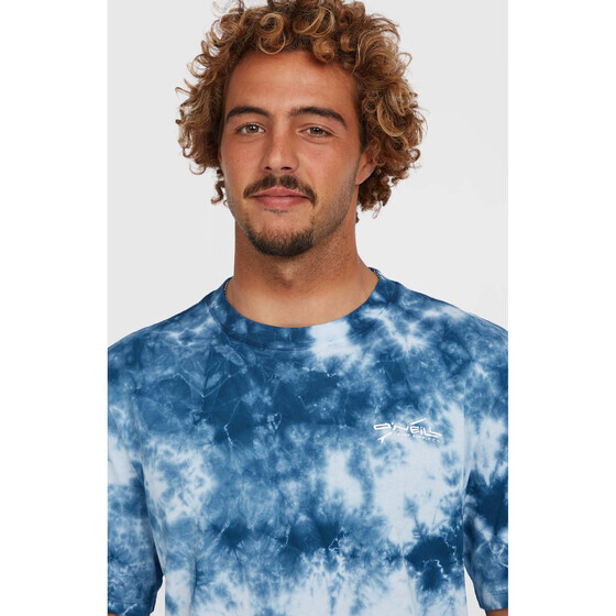O'Neill Tie Dye Graphic T-Shirt Blue Tie Dye Print Herren SU25