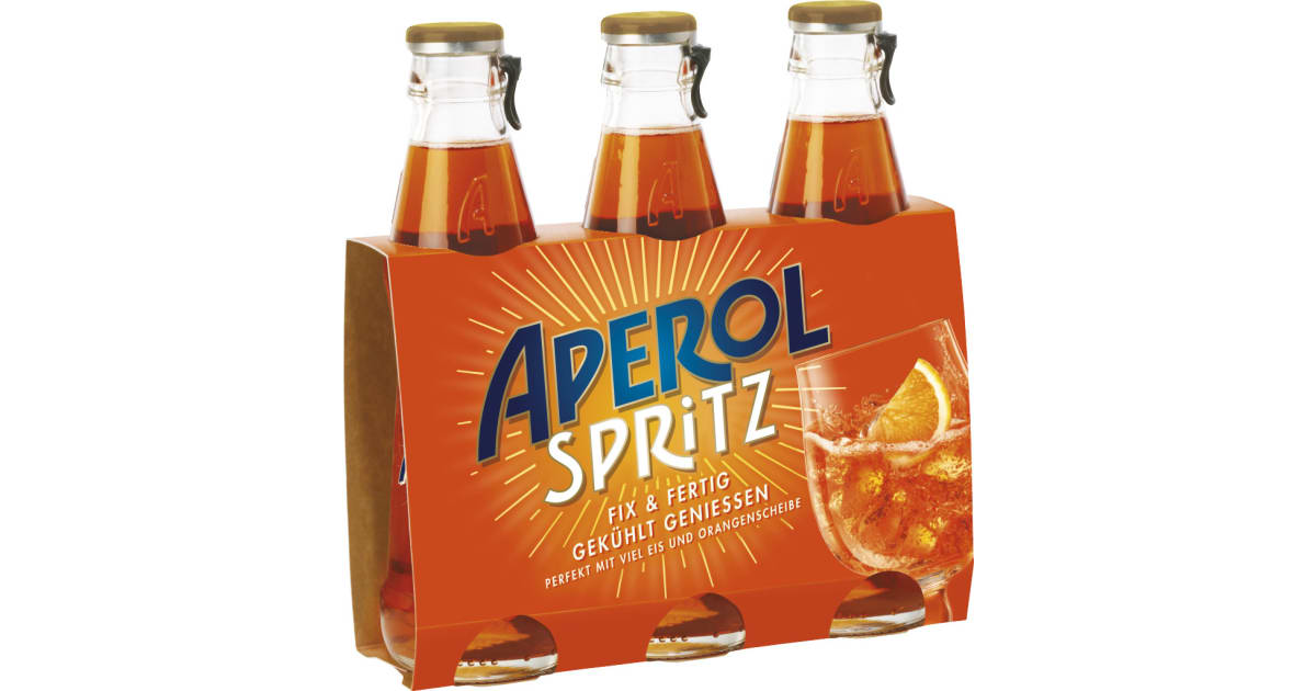 Aperol Spritz 9% Tray 3x 0,175 Liter (Einweg)
